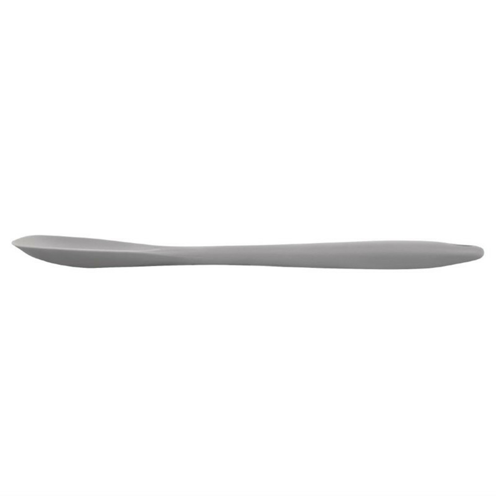 Spatule cuillère professionnelle cuisine grise en silicone résistant à la chaleur - 285 mm - vogue