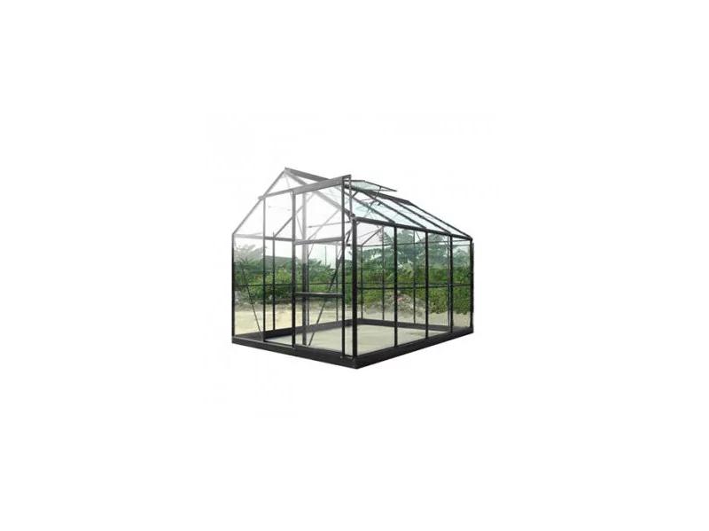 Serre de jardin en verre trempé sekurit 4 mm + base - 7,6 m ?