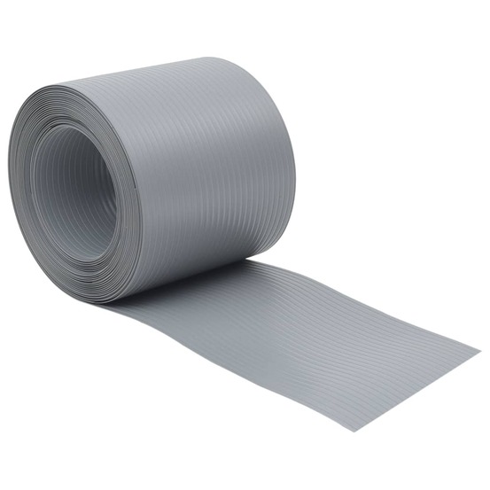 Brises-vues de jardin 10 pcs gris 252,5x19 cm pvc