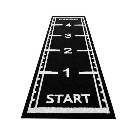 Piste de course gazon synthétique - 5 x 1 mètres - noir
