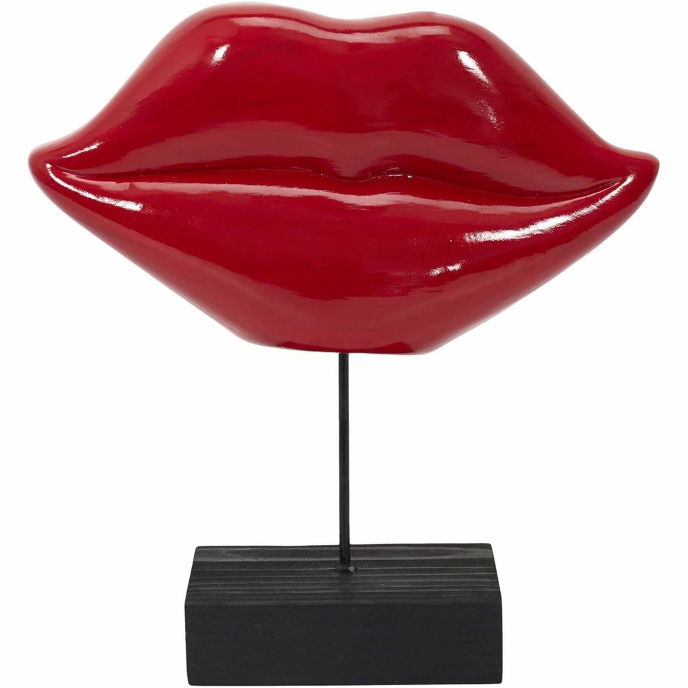 Décoration à poser bouche 20 cm rouge