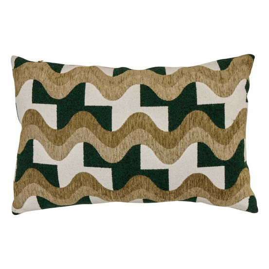 Coussin en jacquard chenillé