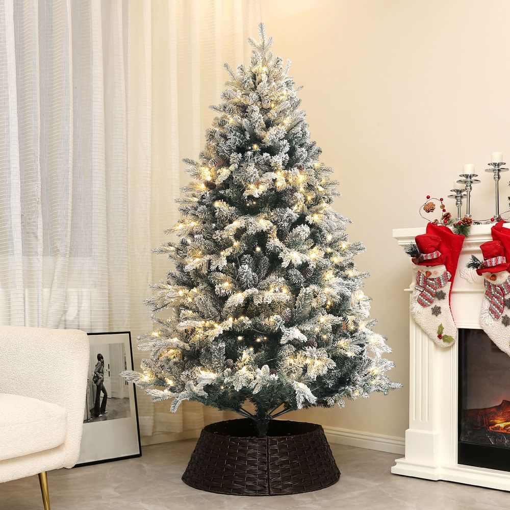 Sapin de noël artificiel en plastique vert 180 cm