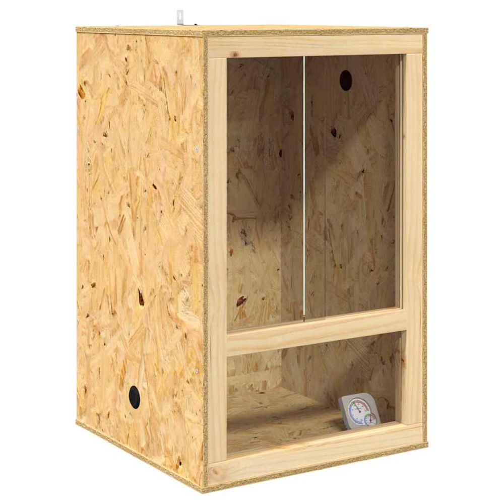 Terrarium marron 50 x 50 x 80 cm osb