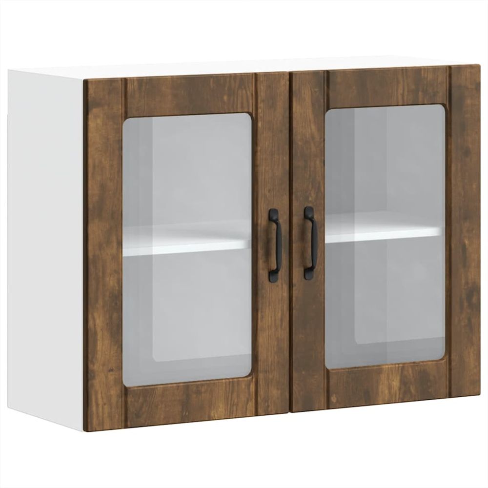 Armoire murale de cuisine avec porte vitrée 