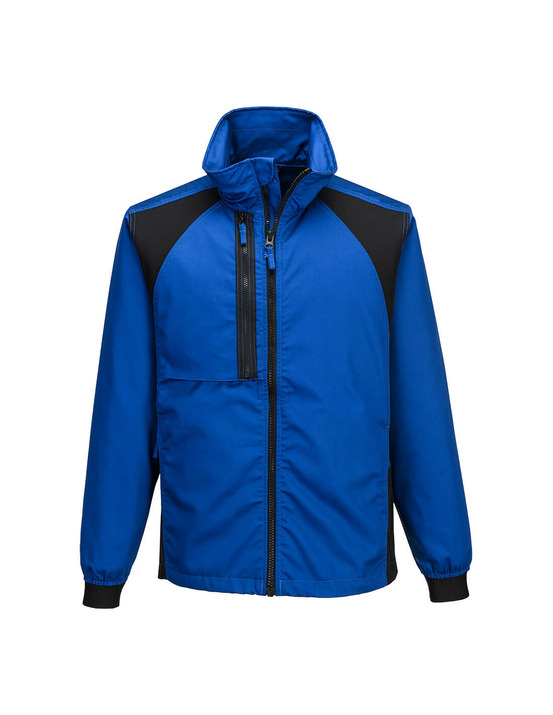 Veste de travail wx2 stretch - taille l - bleu quartz - portwest