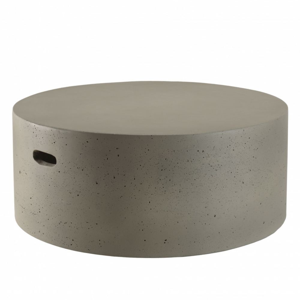Table basse de jardin ronde béton d79 cm
