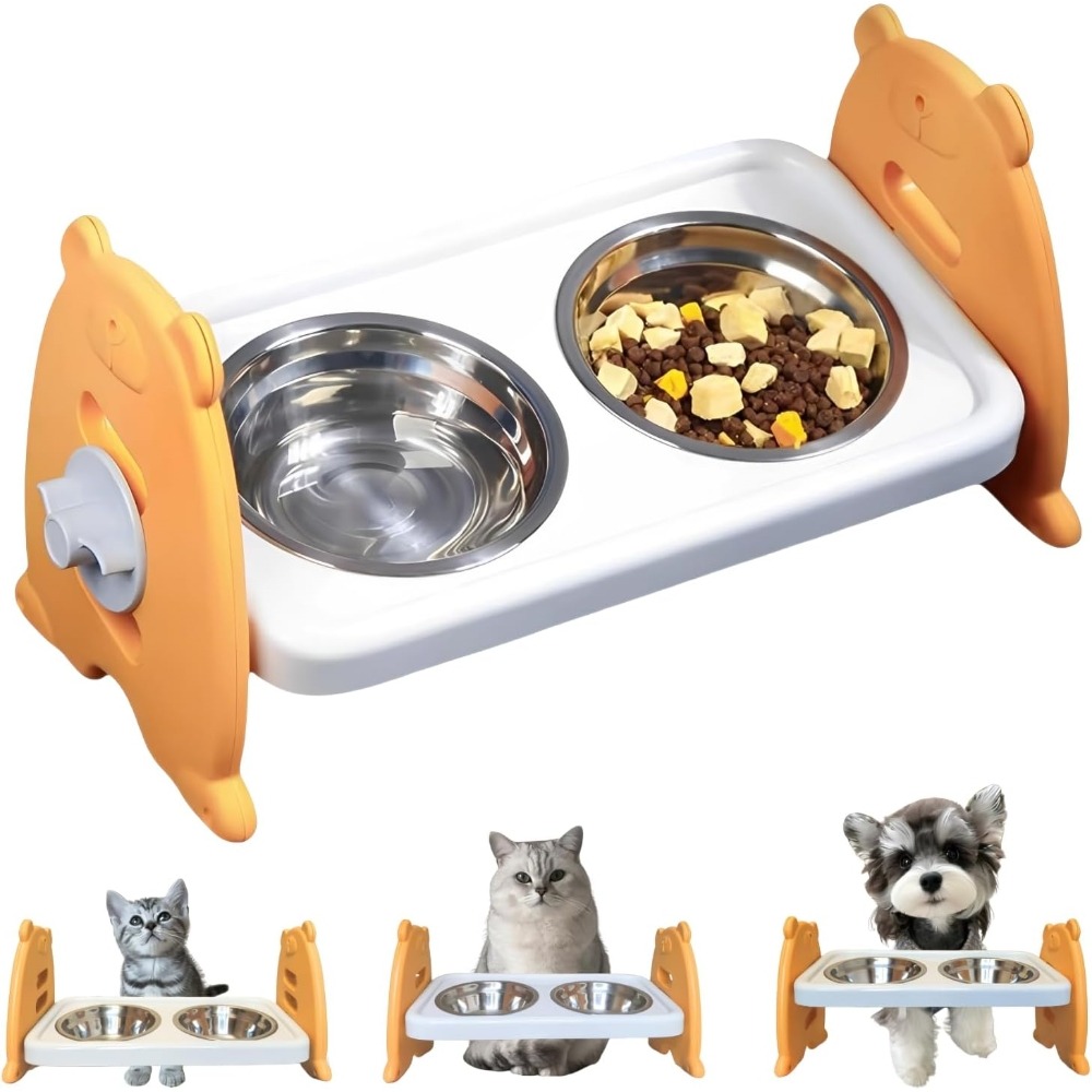 Gamelles surélevées pour chats et chiens