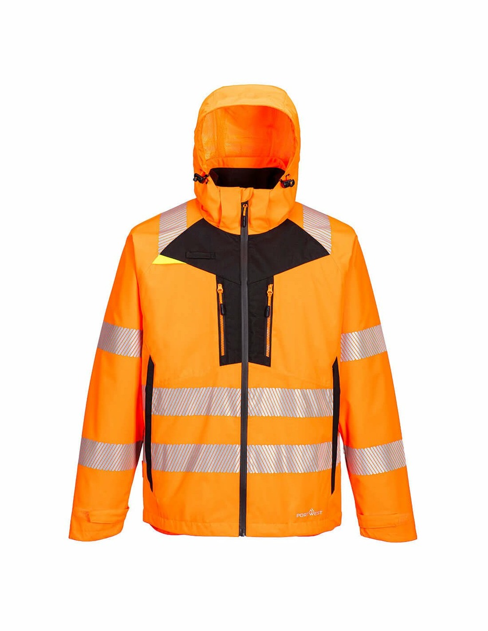 Veste 4 en 1 dx4 hi-vis - 4xl - orange/noir - portwest