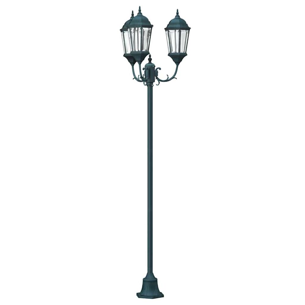Lumière de jardin 57 x 49 x 241 cm aluminium et verre