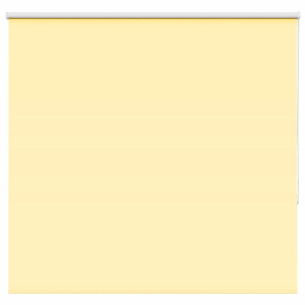 Store enrouleur occultant jaune largeur du tissu 141,6 cm