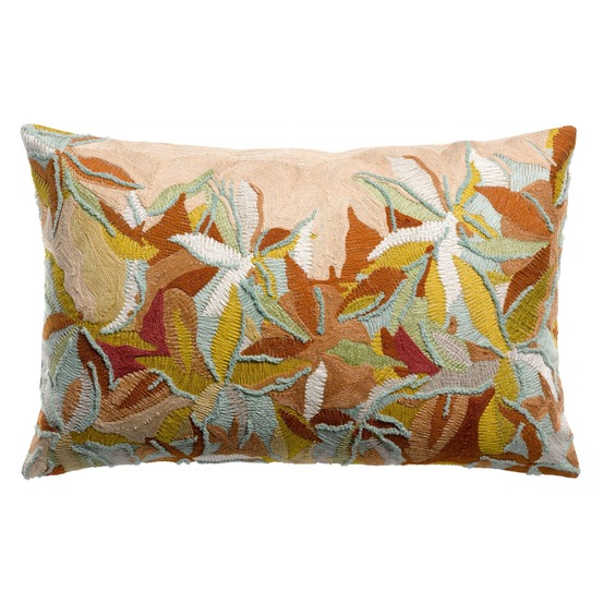 Coussin brodé alina dragee 40 x 65 cm