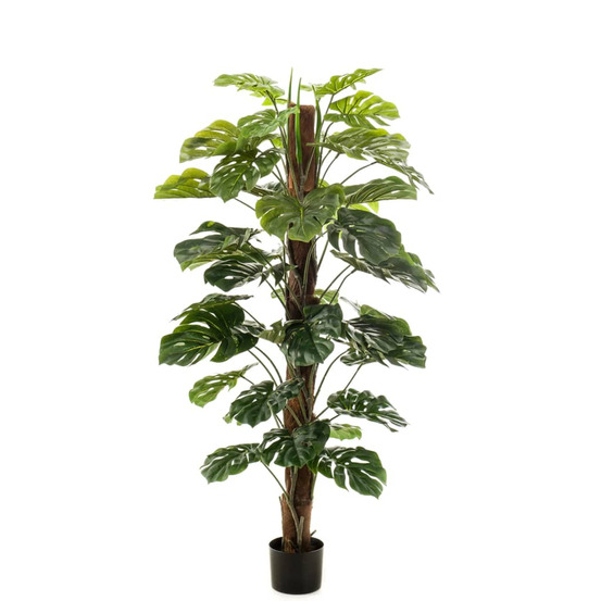 Monstera artificiel sur poteau 150 cm