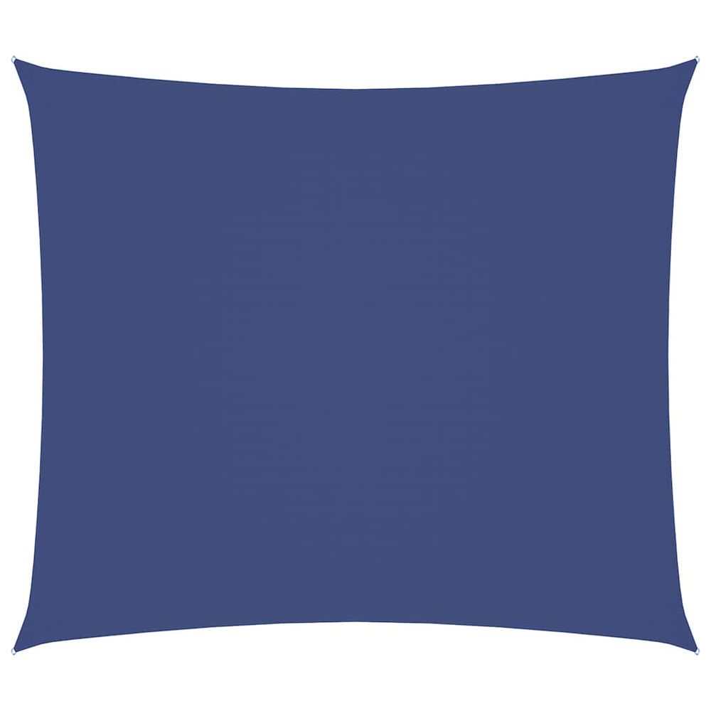 Voile de parasol tissu oxford rectangulaire 2,5x3 m bleu