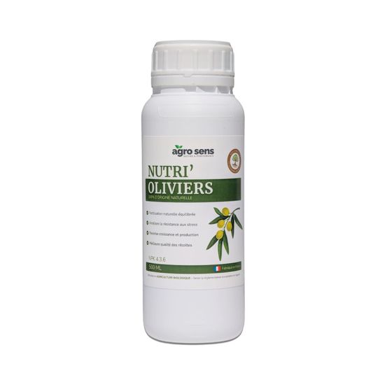 Nutri oliviers - engrais liquide pour oliviers - 500 ml (250 litres de préparation)