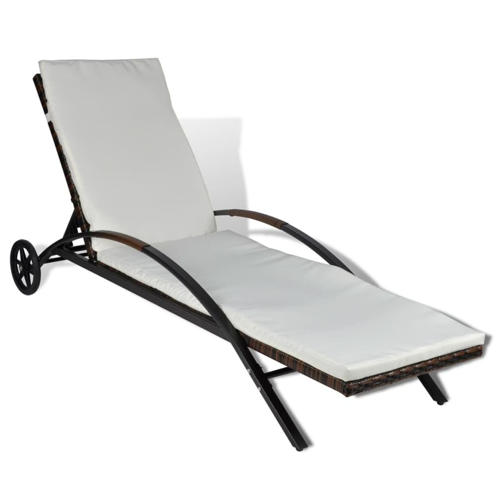 VIDAXL CHAISE LONGUE AVEC 3-(917112)