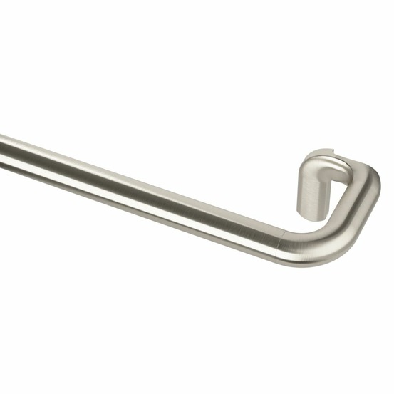 Tringle à rideaux nickel mat twilight 223.5 à 365,8 cm