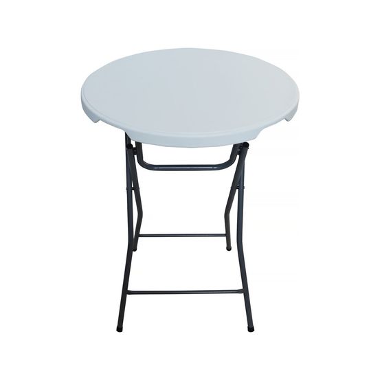Table haute pliante en plastique ø 80 cm