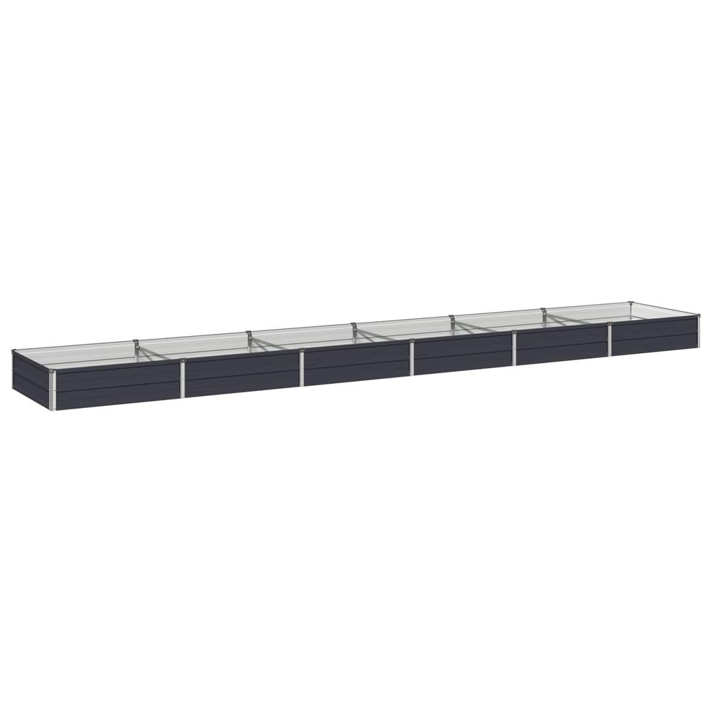 Jardin surélevé anthracite 480 x 80 x 24 cm