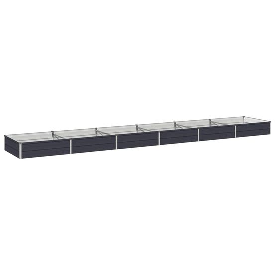 Jardin surélevé anthracite 480 x 80 x 24 cm