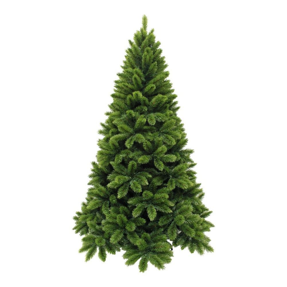 Triumph tree tsuga sapin de noël vert avec aiguilles en pvc - décoration noël pour intérieur - arbre de noël artificiel avec 386