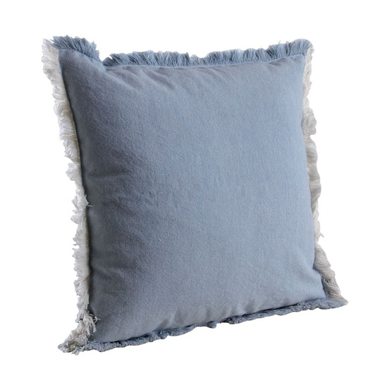 Coussin en coton avec franges