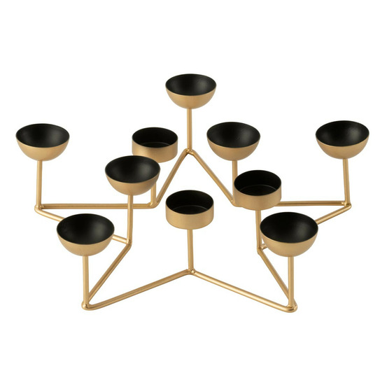 Bougeoir design en métal