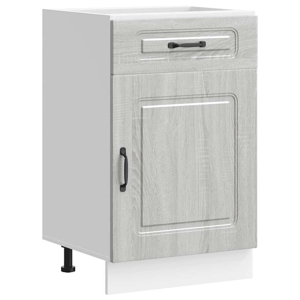 Armoire de cuisine kalmar sonoma gris bois d'ingénierie