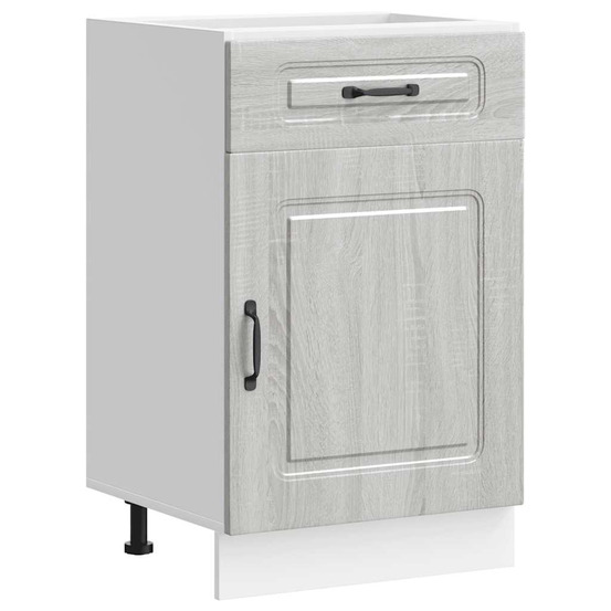 Armoire de cuisine kalmar sonoma gris bois d'ingénierie