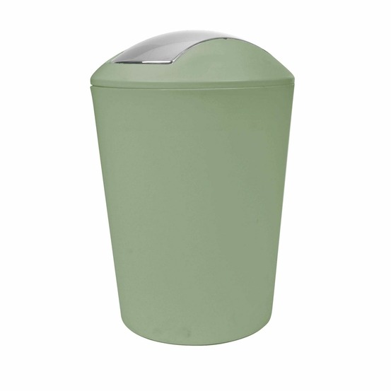 Poubelle à couvercle oscillant berkeley - 5,6 l - vert