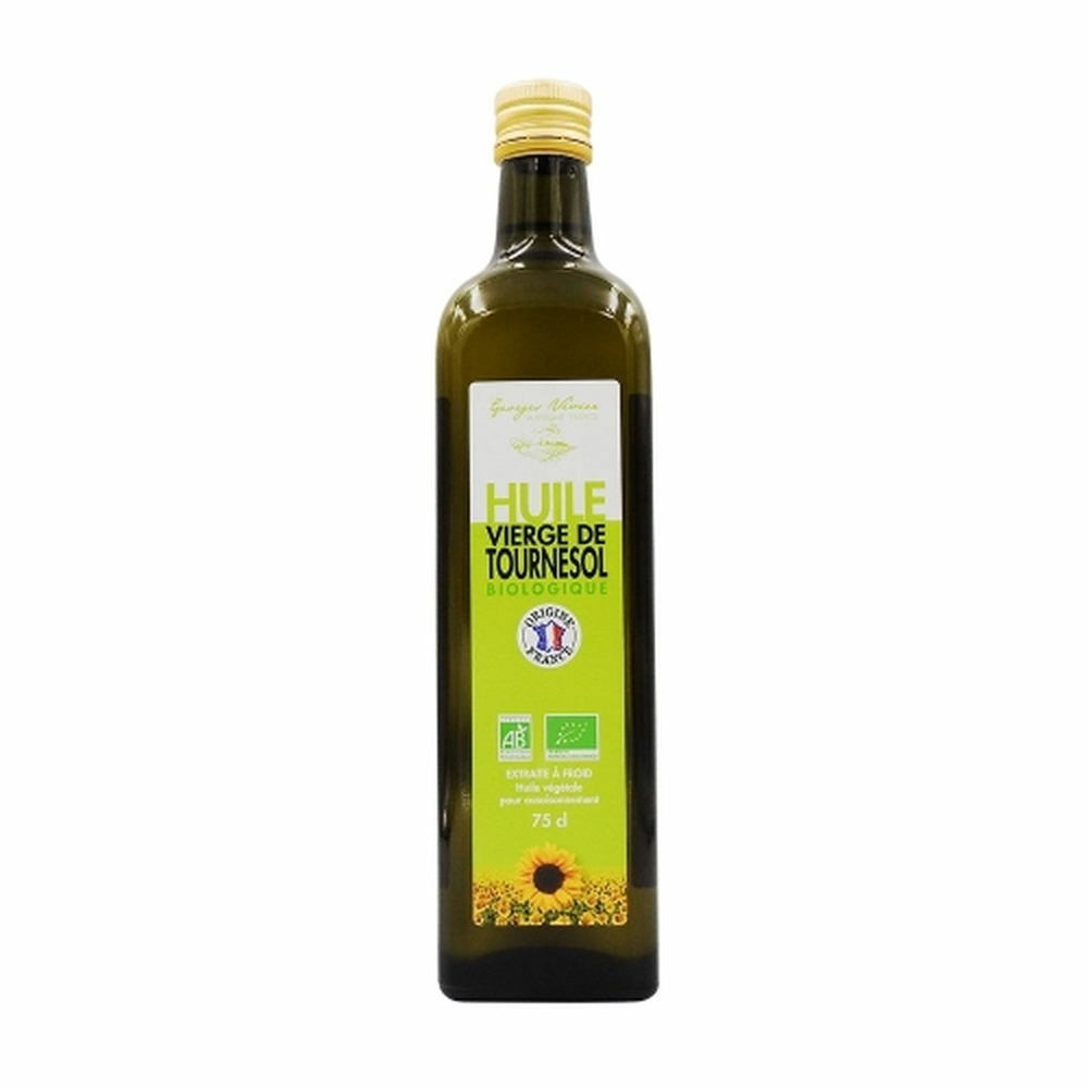 Huile vierge de tournesol bio france - bouteille 75cl