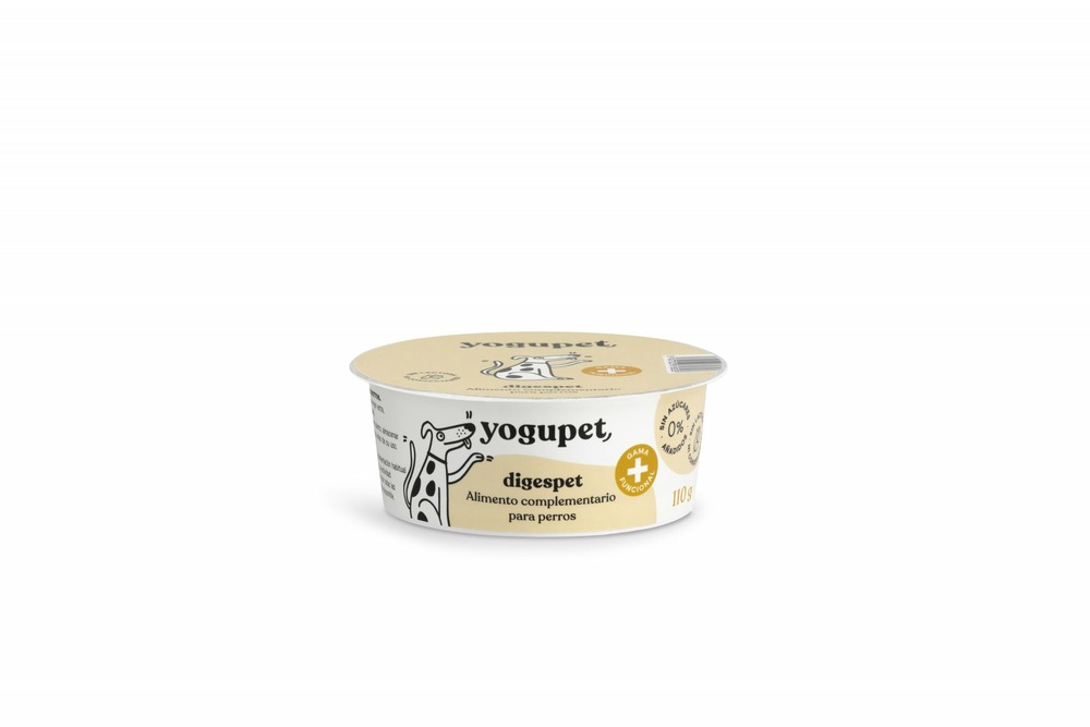 Yaourt pasteurisé sans lactose pour chiens - gamme fonctionnelle 110g digespet