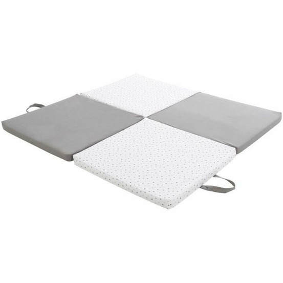 Tapis d'éveil évolutif 3 en 1 - gris / etoiles