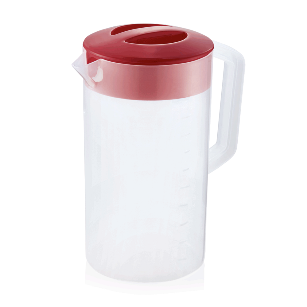Tasse a mesurer en polypropylène 2,5 l rouge h 250 mm ø 125 mm - was germany