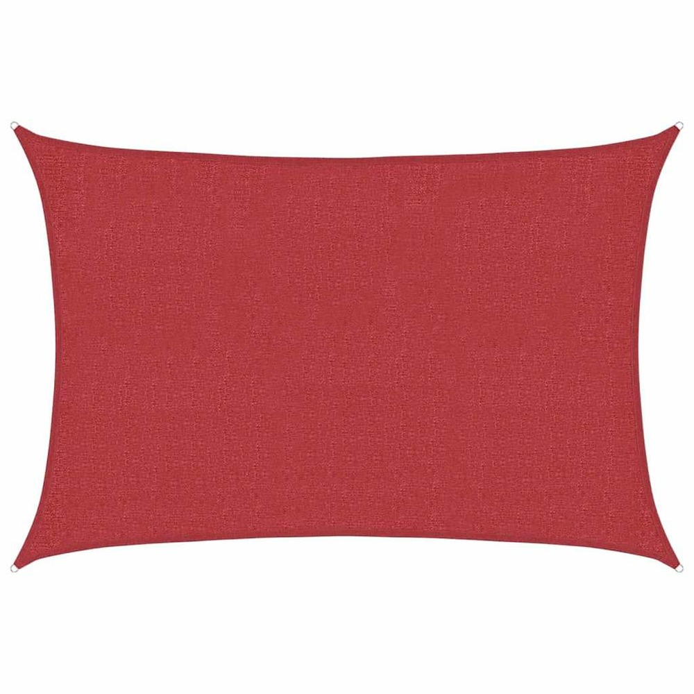 Voile d'ombrage 160 g/m² rouge 3x5 m pehd