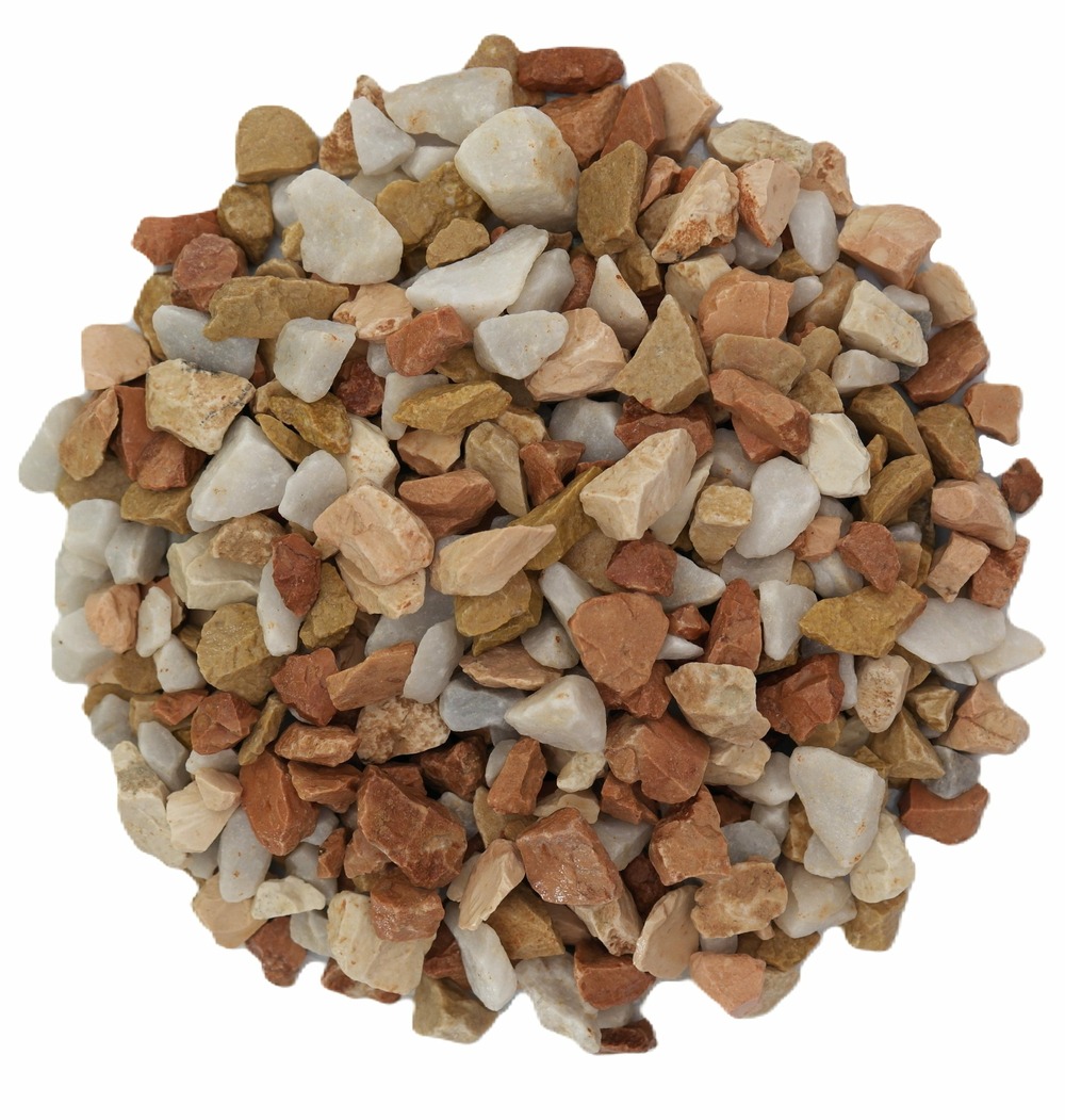 Lot de 4 sacs de 25 KG de gravillon riviera 8/12