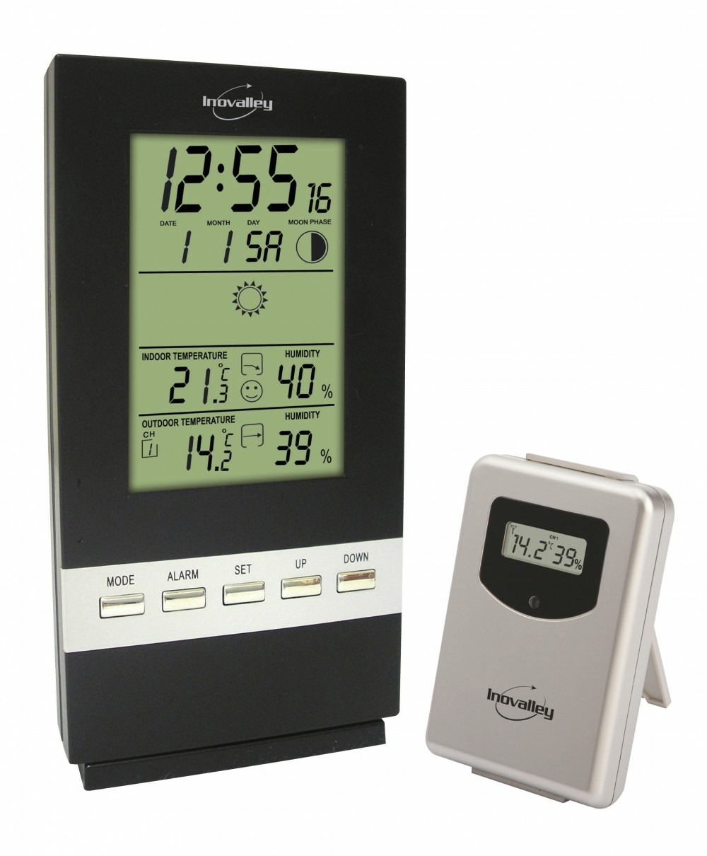 Station météo et sonde sans fil inovalley sm300n