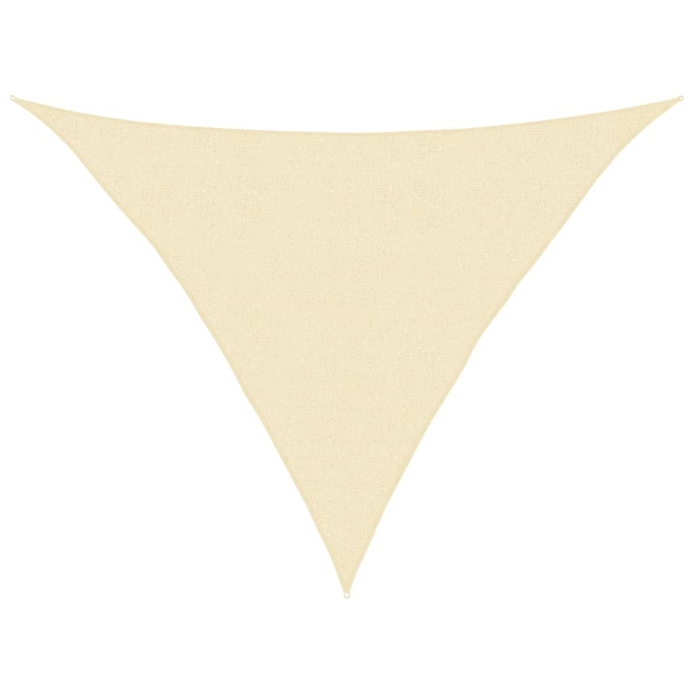 Voile d'ombrage 160 g/m² crème 2,5x2,5x3,5 m pehd