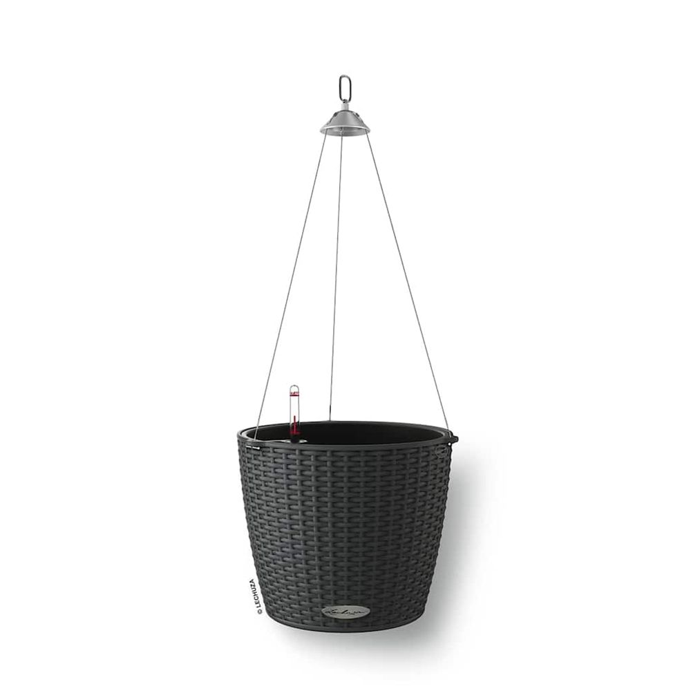 Jardinière d'extérieur suspendue nido cottage 28 all-in-one granite