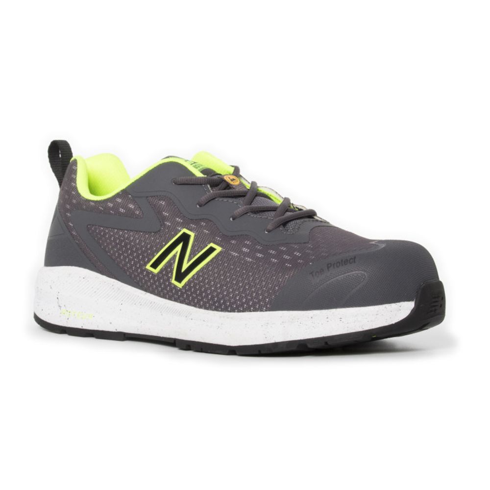 Chaussure de sécurité basse logic s1p src s4midlogigry2e gris jaune t44,5 new balance s4midlogigry2e105