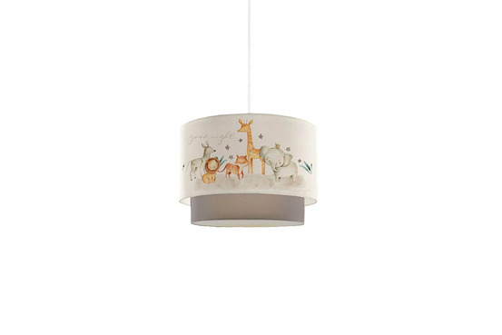 Suspension luminaire plafonnier enfants blanc 30x70 cm
