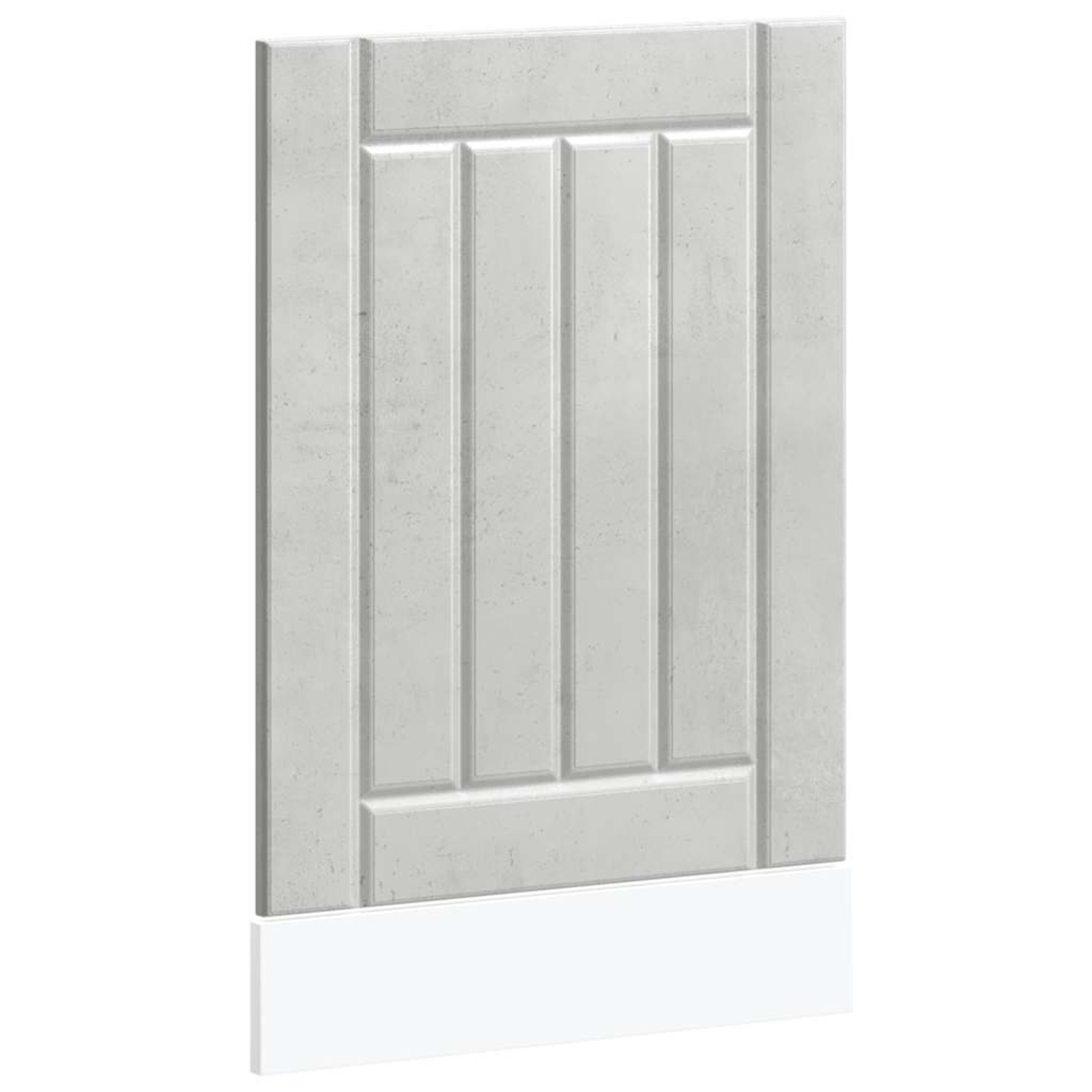 Panneau de lave-vaisselle lucca gris béton bois d'ingénierie