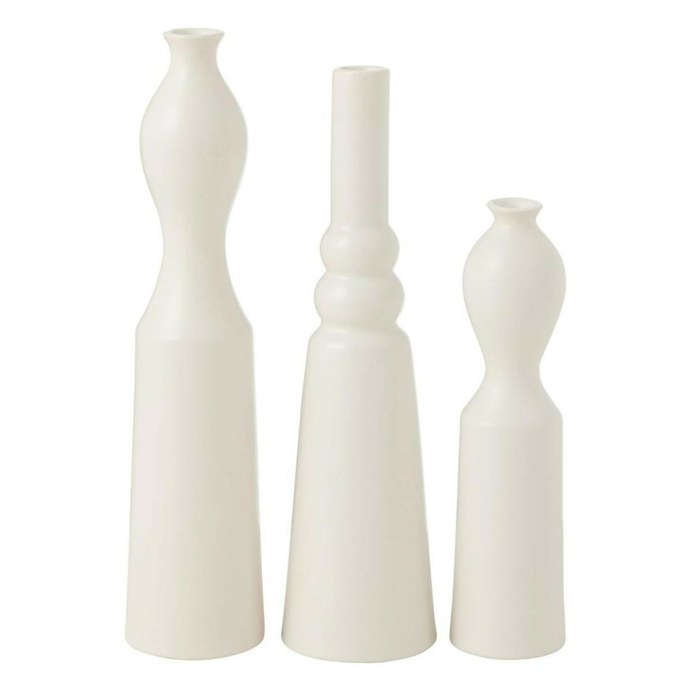 Lot de 3 vases en porcelaine 