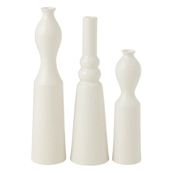 Lot de 3 vases en porcelaine
