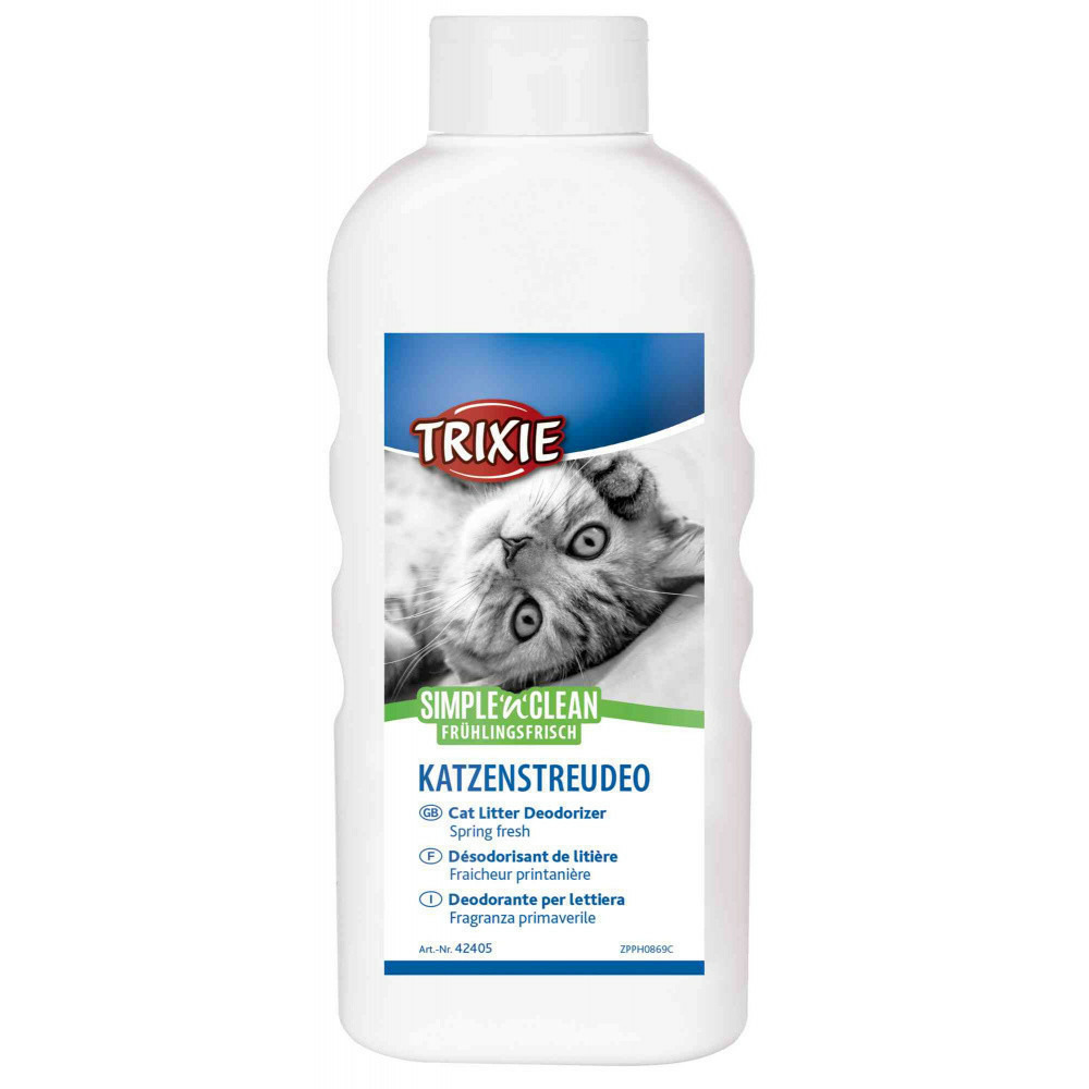 Désodorisant de litière simple'n'clean, poudre de bébé, 750g