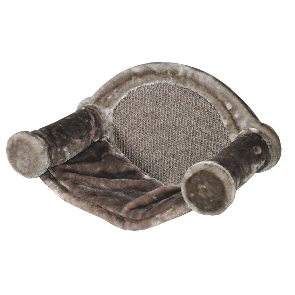Hamac mural pour chat, yara, couleur gris foncé, taille 54 par 33 cm, haut