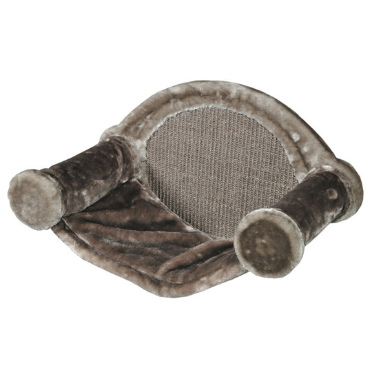 Hamac mural pour chat, yara, couleur gris foncé, taille 54 par 33 cm, haut