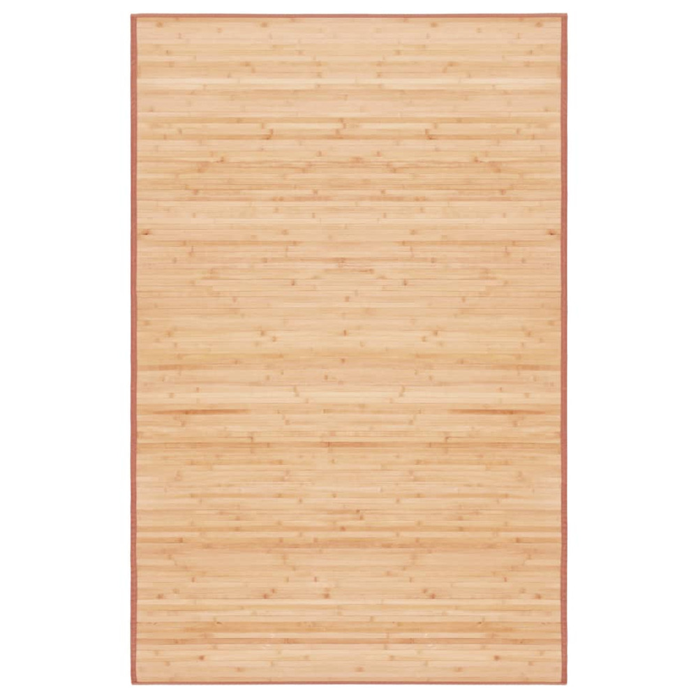 Tapis en bambou 100x160 cm marron