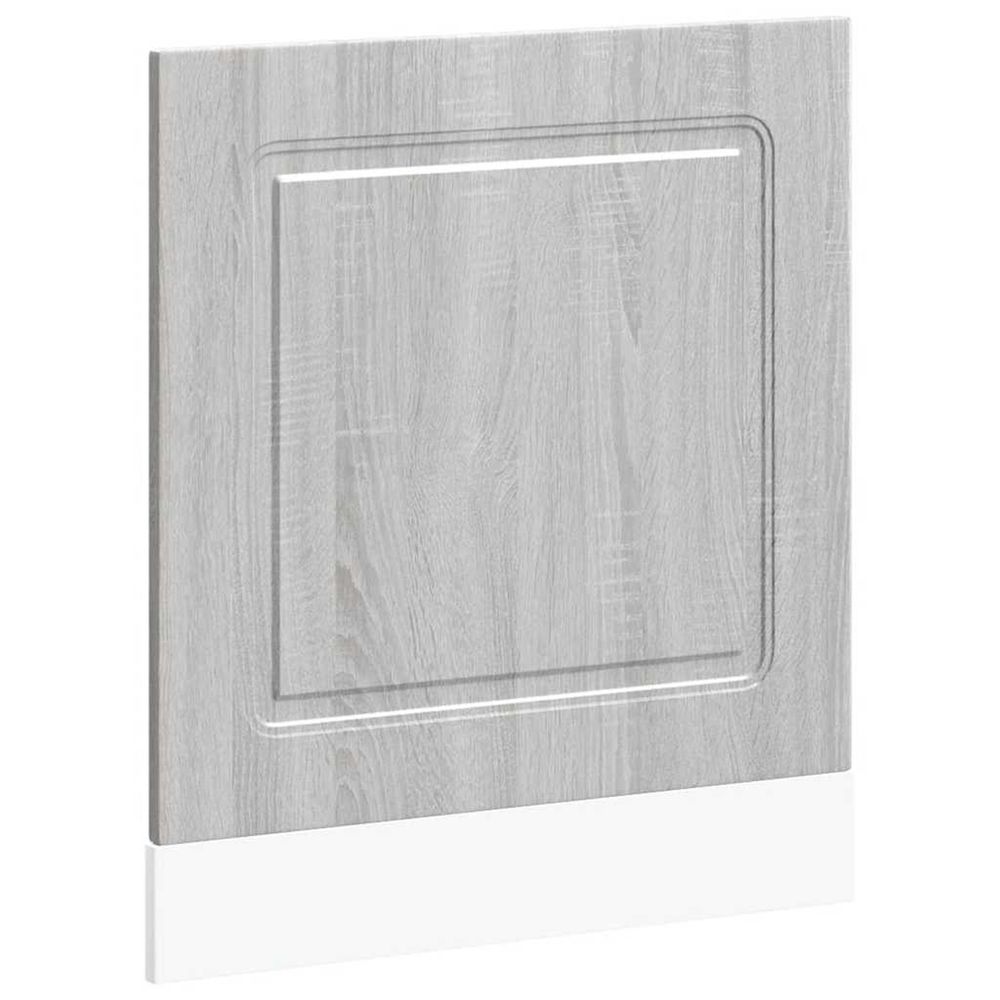 Panneau de lave-vaisselle kalmar sonoma gris 60x1,5x57 cm