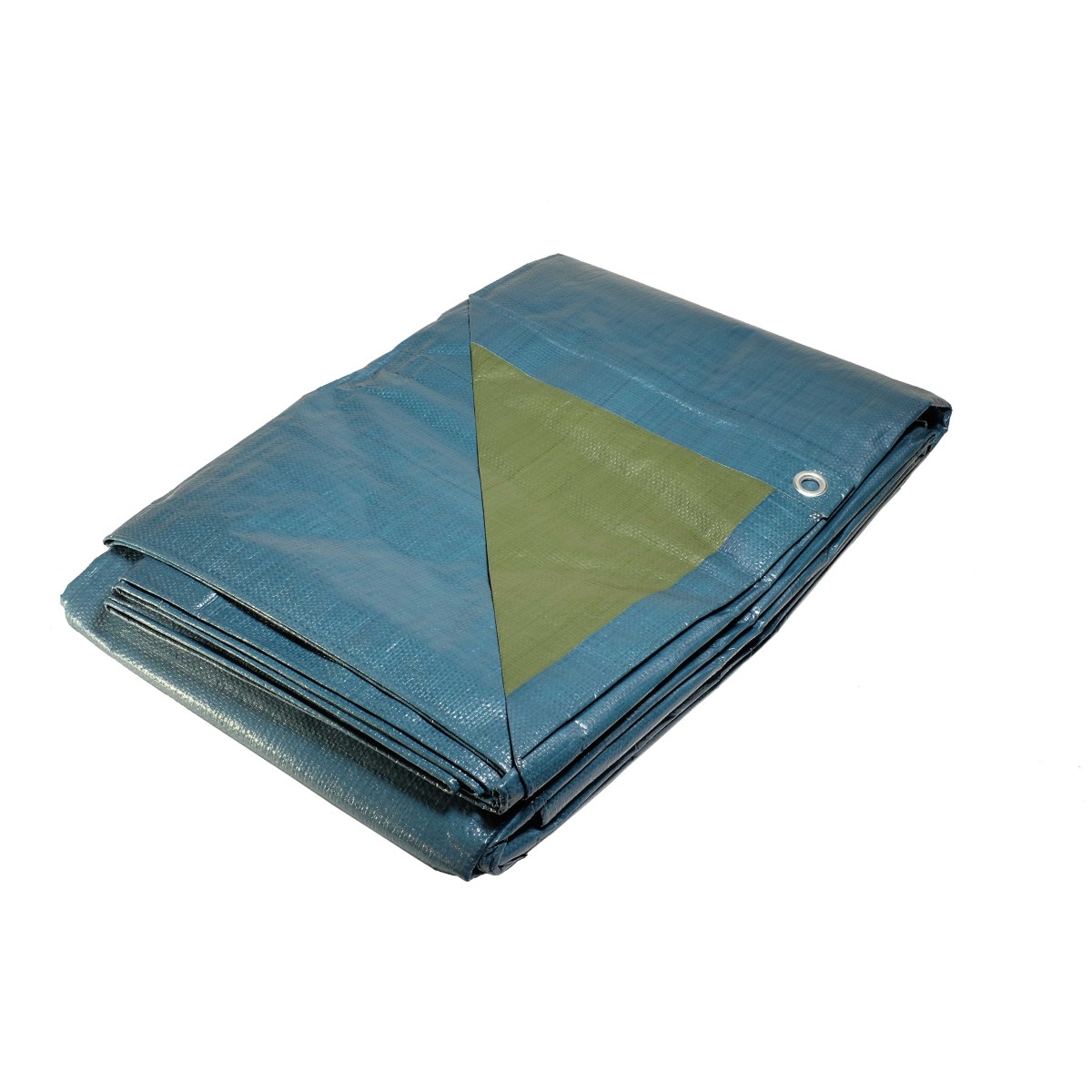 Bâche plastique bleue et verte 150g /m² - bâche de protection 2x3 m